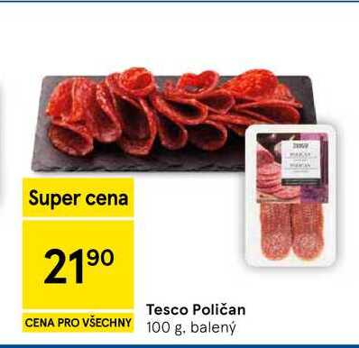 Tesco Poličan, 100 g, balený 