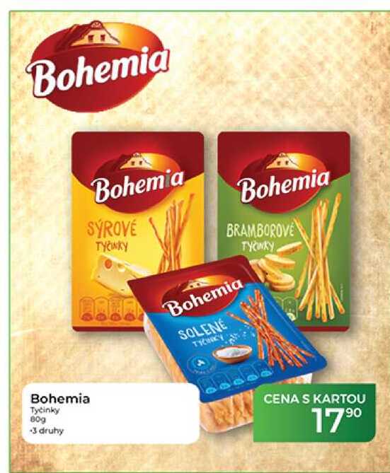 Bohemia Tyčinky 80g