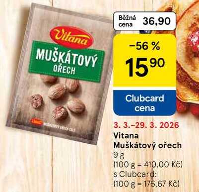 Vitana Muškátový ořech, 9 g
