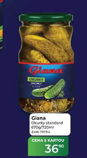 Giana Okurky standard 670g/720ml