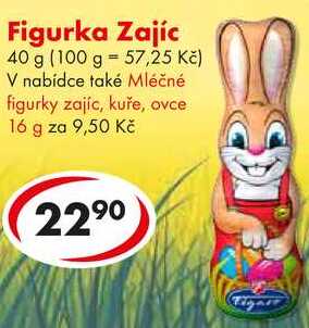 Figurka Zajíc, 40 g