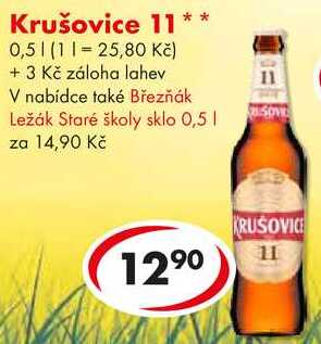 Krušovice 11, 0,5 l