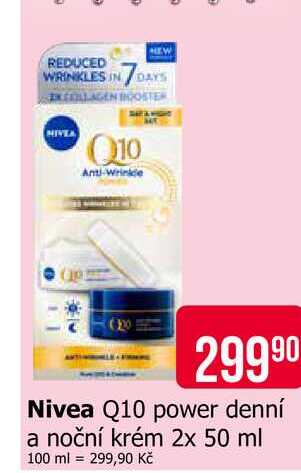 Nivea Q10 power denní a noční krém 2x 50 ml 