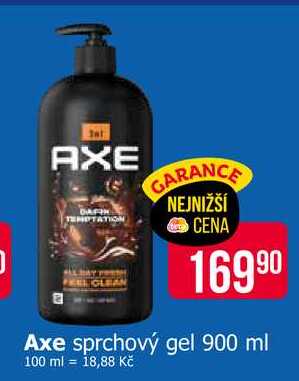 Axe sprchový gel 900 ml 