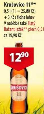 Krušovice 11, 0,5 l