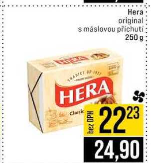 Hera original s máslovou příchuti 250g v akci