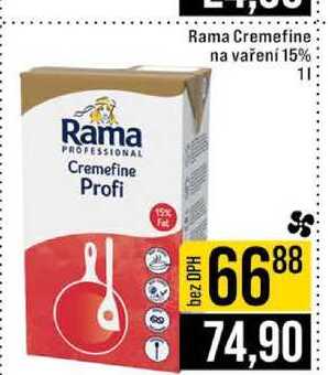 Rama Cremefine na vaření 15% 1l