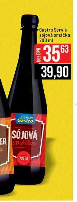 Gastro Servis sojová omáčka 700 ml 