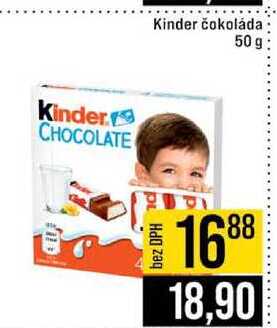 Kinder čokoláda 50 g 