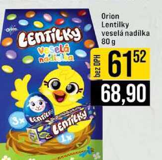 Orion Lentilky veselá nadílka 80 g