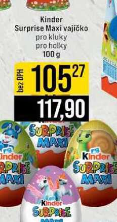 Kinder Surprise Maxi vajíčko pro kluky pro holky 100 g