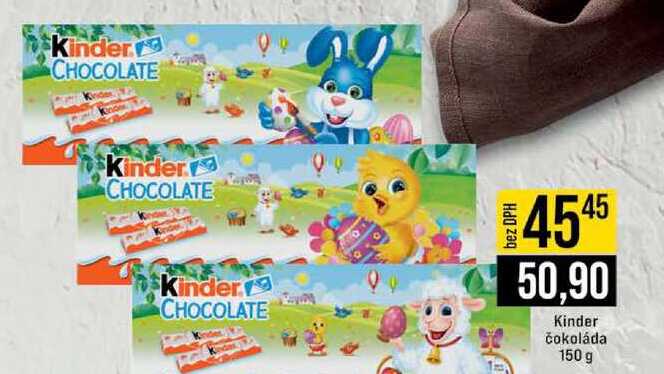 Kinder čokoláda 150 g 