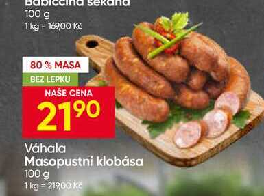 Váhala Masopustní klobása 100 g