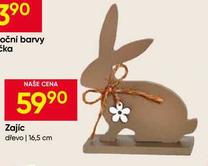 Zajíc dřevo 16,5 cm 