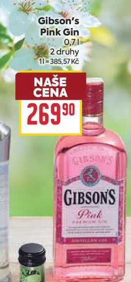 Gibson's Pink Gin 0,7l