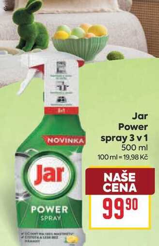 Jar Power spray 3 v 1 500 ml 