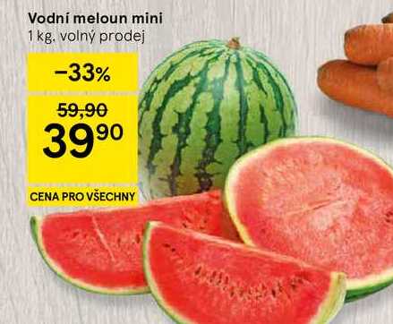 Vodní meloun mini, 1 kg 