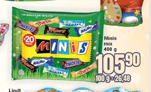 Minis mix 400 g