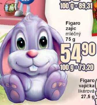 Figaro zajíc mléčný 75g