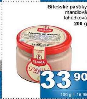 Bitešské paštiky mandlová lahůdková 200 g 