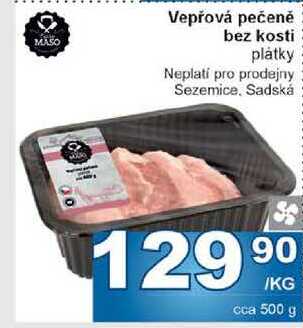 Vepřová pečeně bez kosti 1kg