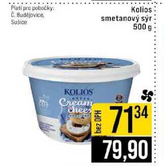 Kolios smetanový sýr 500 g
