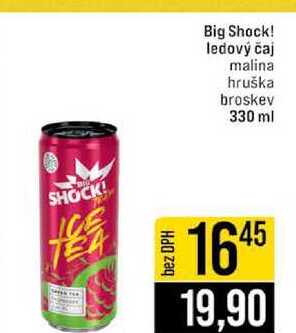 Big Shock! ledový čaj malina hruška broskev 330 ml 