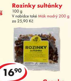Rozinky sultánky, 100 g  