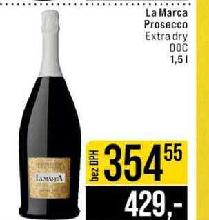 La Marca Prosecco Extra dry DOC 1,5l