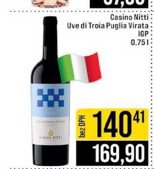 Casino Nitti Uve di Troia Puglia Virata IGP 0.75l