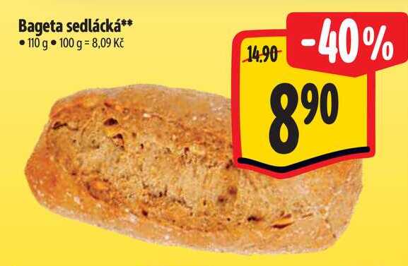 Bageta sedlácká, 110 g