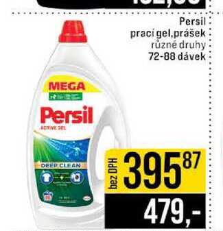 Persil prací gel,prášek různé druhy 72-88 dávek 