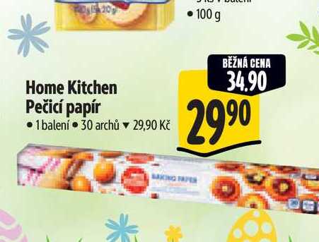 Home Kitchen Pečicí papír 30 archů