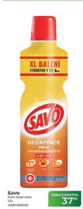 Savo Prim Svěží vůně 1,2l