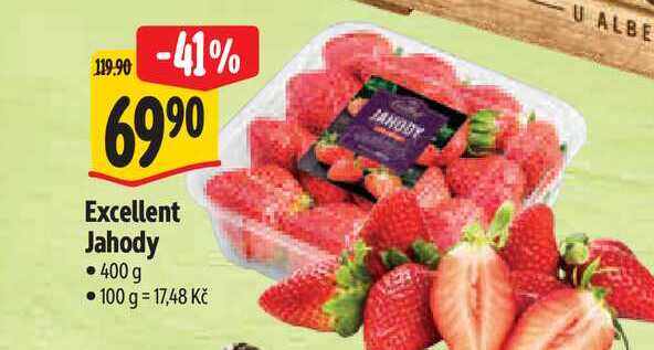  Excellent Jahody 400 g 