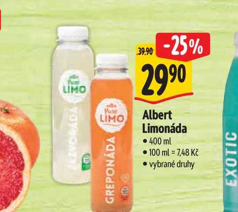   Albert Limonáda  400 ml