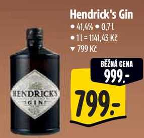 Hendrick's Gin, 0,7 l