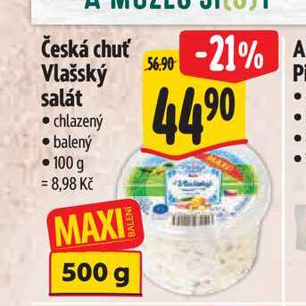 Česká chuť Vlašský salát  100 g