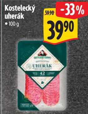 Kostelecký uherák, 100 g