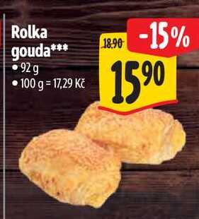 Rolka gouda, 92 g