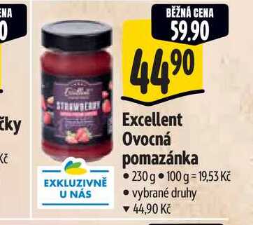  Excellent Ovocná pomazánka 230 g 