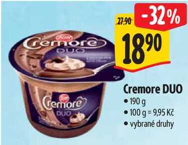 Cremore DUO, 190 g