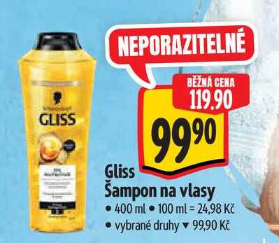 Gliss Šampon na vlasy 400 ml