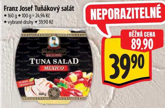 Franz Josef Tuňákový salát, 160 g
