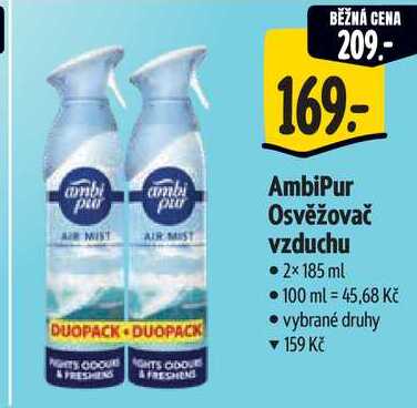 AmbiPur Osvěžovač vzduchu, 2x 185 ml 