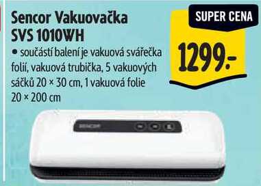 Sencor Vakuovačka SVS 1010WH 