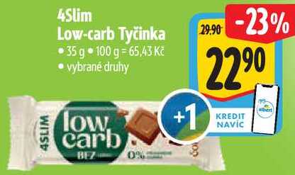 4Slim Low-carb Tyčinka, 35 g