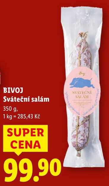 BIVOJ Sváteční salám, 350 g