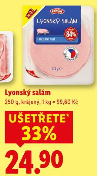 Lyonský salám, 250 g