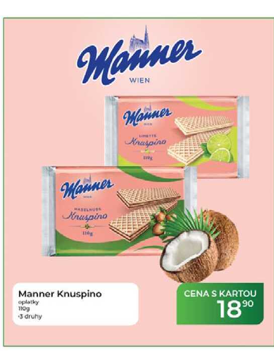 Manner Knuspino oplatky 110 g